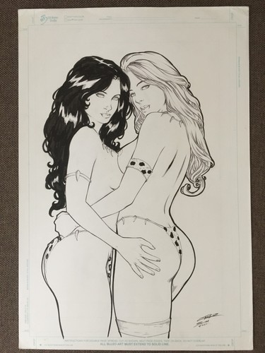 Comic originalzeichnung shanna - comic,