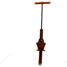 Wäschestampfer kupfer holz - wäschestampfer,