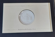 Meissen Porzellan Medaille