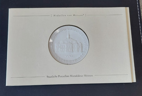 Meissen porzellan medaille - porzellan,