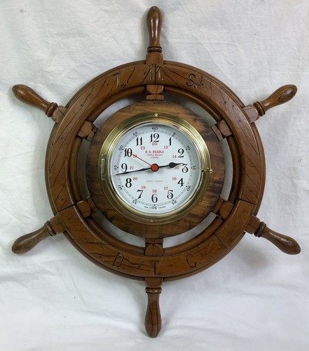 Vintage schiffsrad messing - vintage,