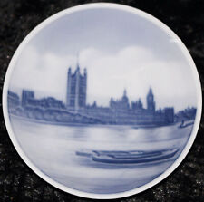 ANTIKER ROYAL COPENHAGEN SOUVENIRTELLER Ø 10,3 CM / 4,1" LONDON / WESTMINSTER SELTEN