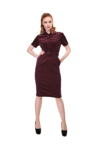 Aida zak kord kleid lila - zak,