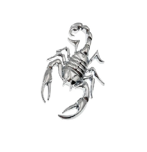 Metall skorpion logo chrom - metall,