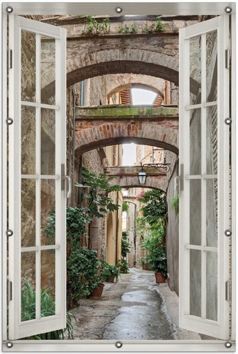 Wallario garten balkon poster - garten,