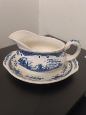 W.H. Grindley  Blau Sauciere