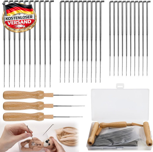 Filznadeln zum trockenfilzen - filznadeln,