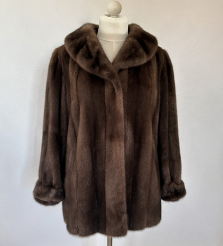 Vintage damen jacke - jacke, braun