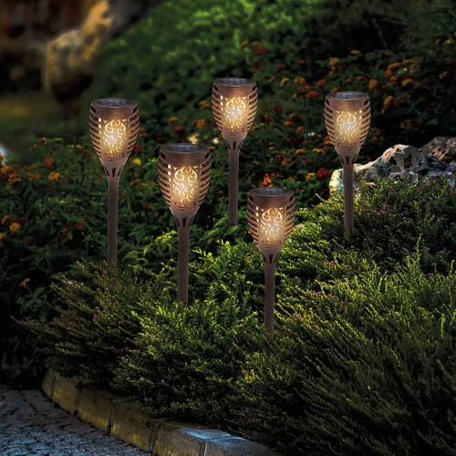 5er set led solar - 5er-set,