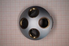 Objektivrevolver, Revolverkopf (für schwarzes Laborlux), Leitz Wetzlar
