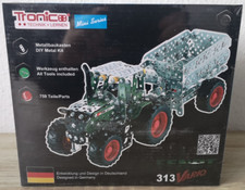Metallbaukasten TRONICO Fendt 313 Vario mit Kippanhänger 759 Teile 1:32