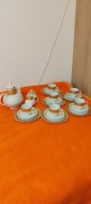 Kaffeeservice für 6 Personen, Bavaria Selb Heinrich, Weiß, Gold