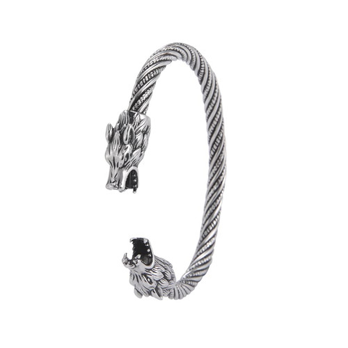 Wikinger tierkopf armband - wikinger,