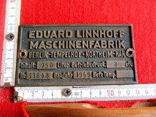 Panzer Wehrmacht Maschinen SCHILD EDUARD LINNHOF Berlin Tempelhof Northeim-Hanno