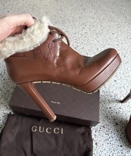 Gucci Stiefelette Braun GG 39