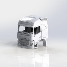 1/87 lkw Fahrerhaus FM globetrotter Inklusive Glas und Lichter