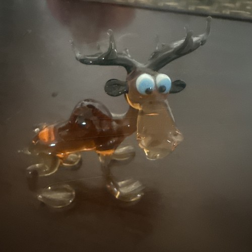 Handgeblasene glasfigur elch - handgeblasene,