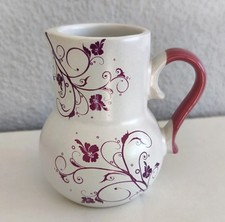 Milchkännchen Kännchen Milch Kanne Krüger Porzellan Keramik Blumendekor Blüten