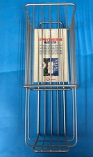 Metalltex Drahtregal WC-Rollenhalter Serie Polytherm Metallic ca. 13x14x38 cm