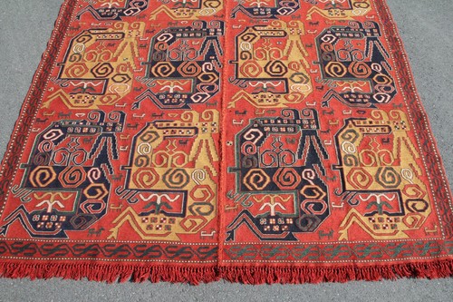 Antike teppich drachen sumagh - antike,