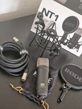 Rode NT1 Signature Black Großmembran-Kondensatormikrofon- wie neu
