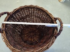 Weidenkorb Kaminholz Rund