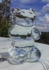 DESIGN GUMMIBÄRCHEN GLAS SKULPTUR BRIEFBESCHWERER 460gr DEKORATION VINTAGE RARE