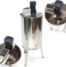 elektrische Honigschleuder 3 Rahmen 3 Waben 56572 Edelstahl VA Imker Schleuder