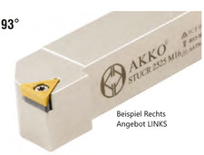 Akko STUCL 0808 E09 Klemmhalter Drehstahl 8x8 für TCMT 0902..