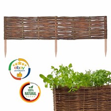 Beeteinfassung weide - beeteinfassung,