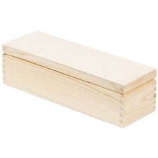 Schachtel Holz Box Kiste mit Deckel 1,5 Liter Aufbewahrungskiste 29 x 9,5 x 8 cm