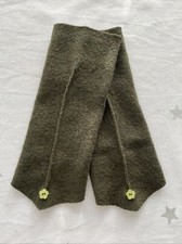 Armstulpen Stulpen Handstulpen Walk Oliv Filz Walkloden Kochwolle Merino