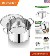 24cm Kochtopf, 3-Lagiger Boden