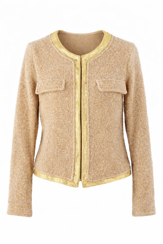 Kosmika boucle strickjacke - kosmika,
