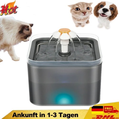 Silent cat water fountain with - fountain,