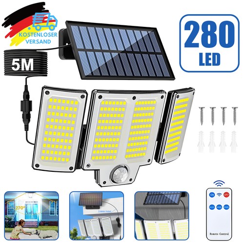 280led solarleuchte mit - 280led,