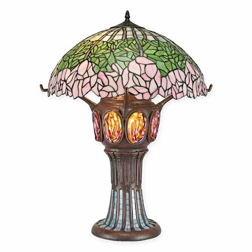 Tiffany tischlampe glasschirm - tischlampe,