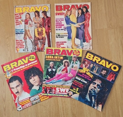 Bravo magazine 1974 auswahl - bravo,