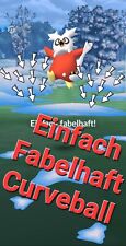 ?Pokémon einfach Fabelhaft Curveball Wurf Excellent Catch für Aufgaben Throw Go