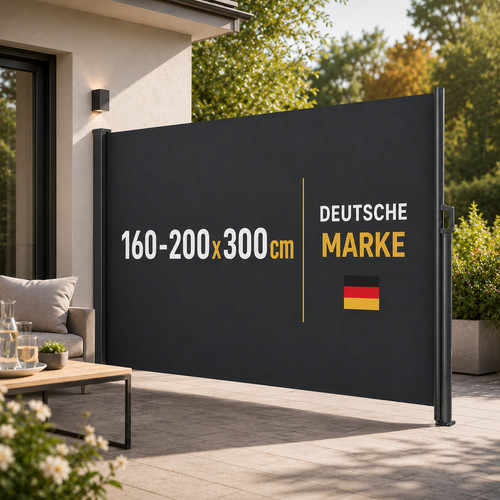 Seiten markise ausziehbar - seiten, 300