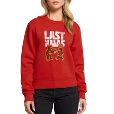 Last Xmas Lustig Lebkuchen Herz Weihnachten Frauen Premium Bio Pullover
