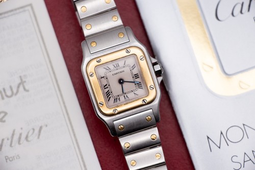 Cartier santos galbée quarz - santos,