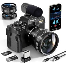 48MP 4K Digitalkamera 32GB