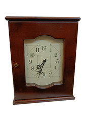 Vintage Holz Tischuhr mit