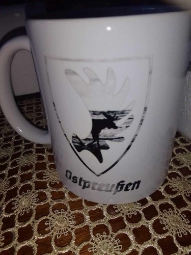Tasse ostpreußen elch - elch, dünen