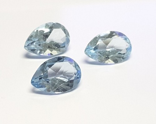 Topas blau tropfen facettiert - topas,