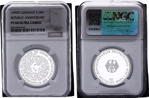 Silber 1999 50 jahre - 10,
