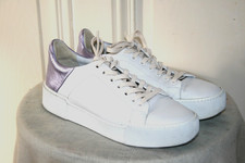 HÖGL Sneaker Schuhe Leder Turnschuhe weiß  wenig getragen   in Gr. 4,5 (37/37,5)