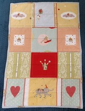 Ikea Babydecke Steppdecke Bettdecke Patchwork Krone Herz Tortenwagen 80x110 gut gebraucht