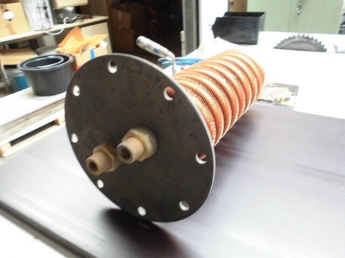 Wärmeaustauscher kupfer - kupfer, 3/4"